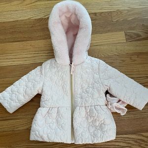 Rothschild baby girl jacket and mittens 12 months